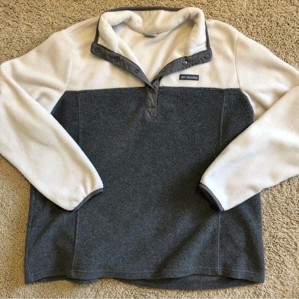 Columbia snap button fleece pullover